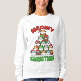 Camiseta Árvore de Natal meowy