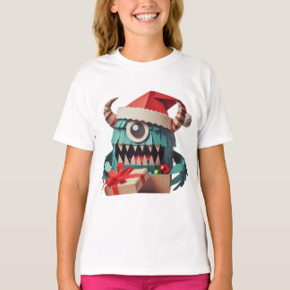 Camiseta Árvore de Natal monstro Ciclops Artesanato em pape
