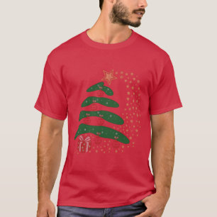 Camiseta Árvore de Natal nevando