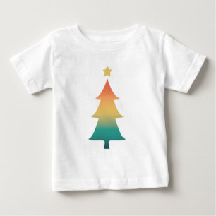 Camiseta Árvore de Natal no crepúsculo