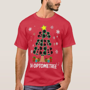 Camiseta Árvore de Natal - Óculos Optometree - Óculos de Op