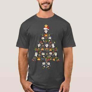 Camiseta Árvore de Natal Pinguim Feliz Natal Xmas