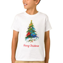 Árvore de Natal Pintura a Óleo Personalizável Cria