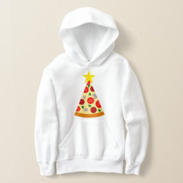Camiseta árvore de natal pizza de natal engraçada feia ital