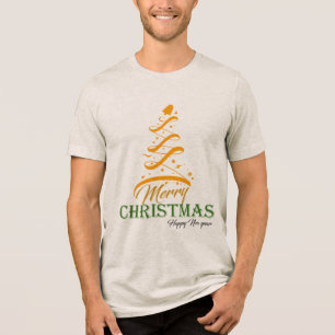 Camiseta Árvore de Natal 🎅 Premium Bella+Canv