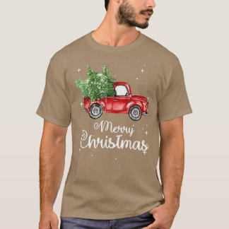 Camiseta Árvore de Natal Red Truck Pajama, Vintage Buffalo