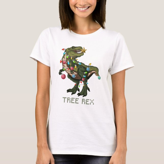 Camiseta Árvore de Natal Rex (Frente)