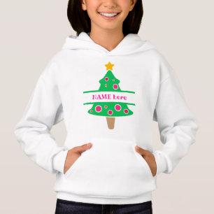 Camiseta Árvore de Natal Rosa E Verde