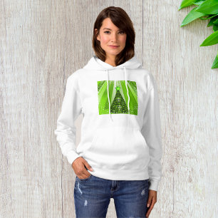 Camiseta Árvore de Natal Verde Moderna com Estrela