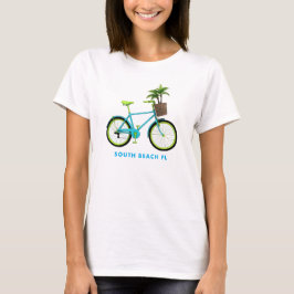 Camiseta Árvore de neon da praia do Sul