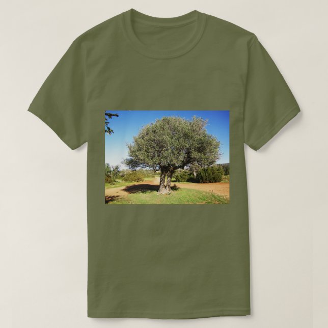 Camiseta Árvore de oliveira (Frente do Design)