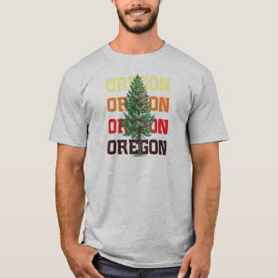 Camiseta árvore de oregon