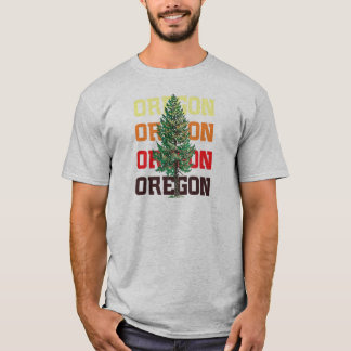 Camiseta árvore de oregon
