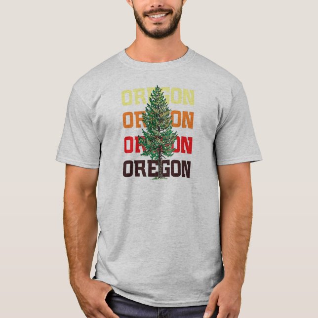 Camiseta árvore de oregon (Frente)