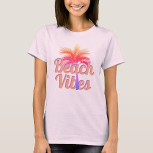 Camiseta Árvore de Palm da Retro Beach Vibes