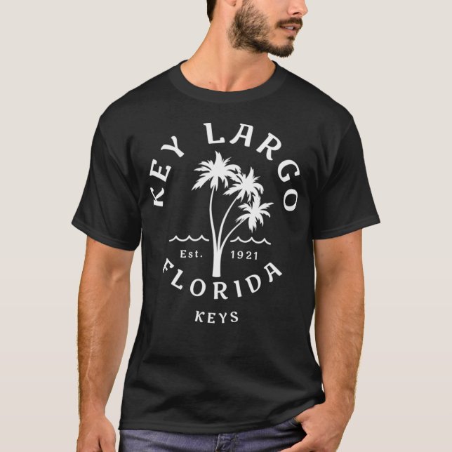 Camiseta Árvore de Palm Original da Flórida com Chave Legal (Frente)