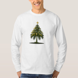 Camiseta Árvore de Palma de Natal, Praia Aloha Natal