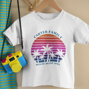 Camiseta Árvore de Palmas Personalizada de Reunião da Famíl