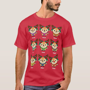 Camiseta Árvore de Papais noeis de Férias das Rebeldes Cuta