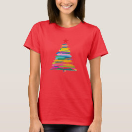 Camiseta Árvore de Pincel Abstrata