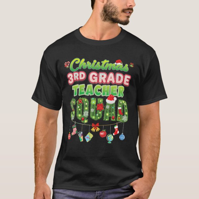 Camiseta Árvore de pinheiro de Feliz na Praça do Professor  (Frente)