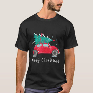 Camiseta Árvore De Quartel De Natal De 2020 No Carro Xmas V