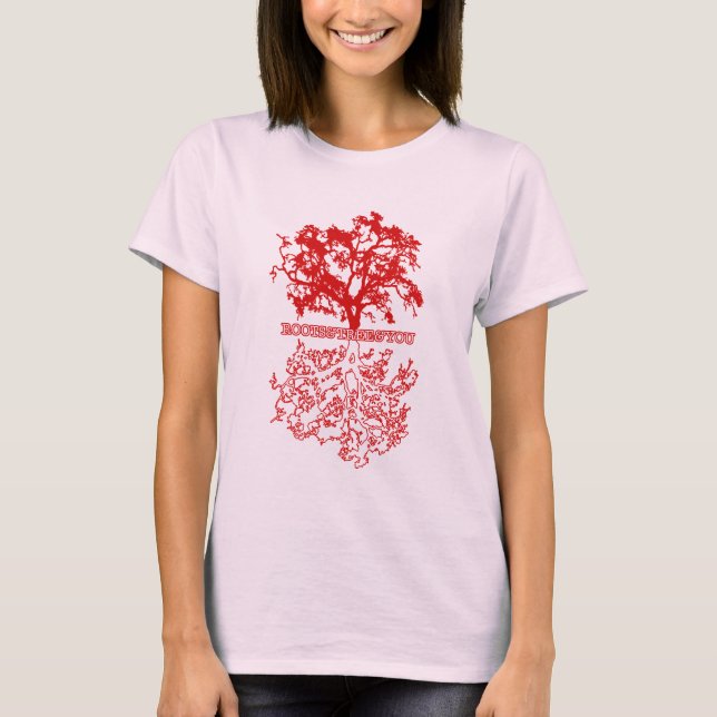 Camiseta &árvore de raízes (Frente)