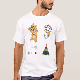 Camiseta Árvore de Vestido Amarelo Indiano