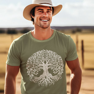 Camiseta Árvore de Vida Orgânica Ecológica