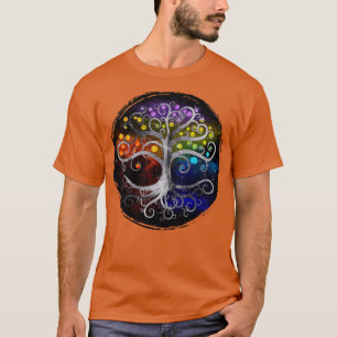 Camiseta Árvore de vida Silver Swirl