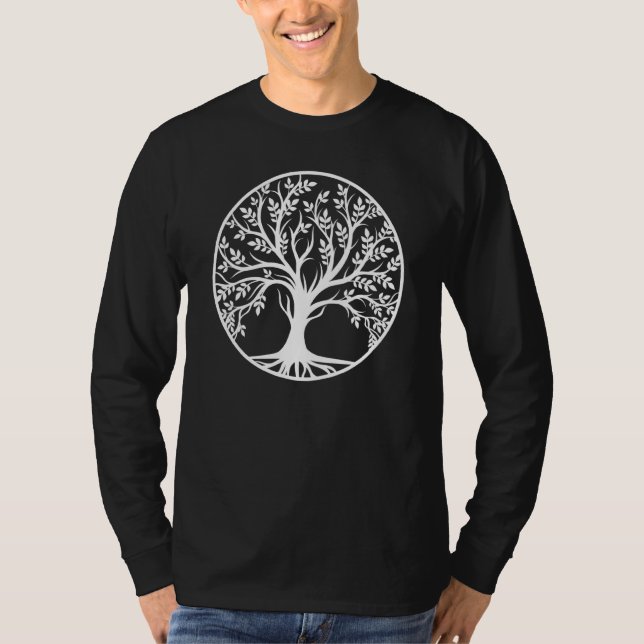 Camiseta Árvore De Vida Yggdrasil Celta Árvore 1 (Frente)