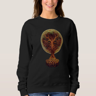 Camiseta Árvore De Vida Yggdrasil Celtic Knotwork Norse Sym