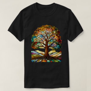 Camiseta Árvore de vidro colorido