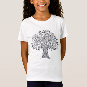 Camiseta Árvore do Doodle da vida