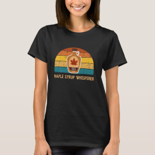 Camiseta Árvore do Maple Suspenso do Xarope e Xarope de Map
