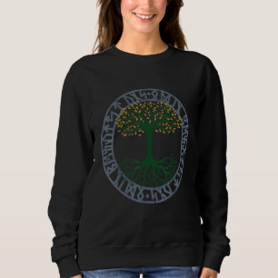 Camiseta Árvore do mundo Mitologia viking Yggdrasil Árvore