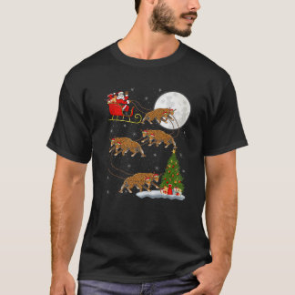 Camiseta Árvore do Natal Luz Papais noeis Engraçados Andand