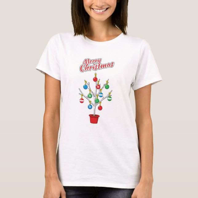 Camiseta Árvore do Ramal de Natal - Feliz Natal (Frente)