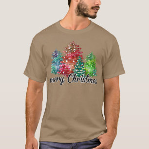 Camiseta Árvore engraçada da família de pijama Natal custo