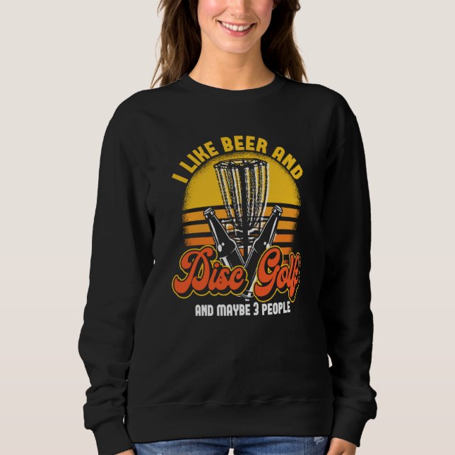 Camiseta Árvore Estúpida de Bebendo de cerveja Frisbee Golf (Frente)