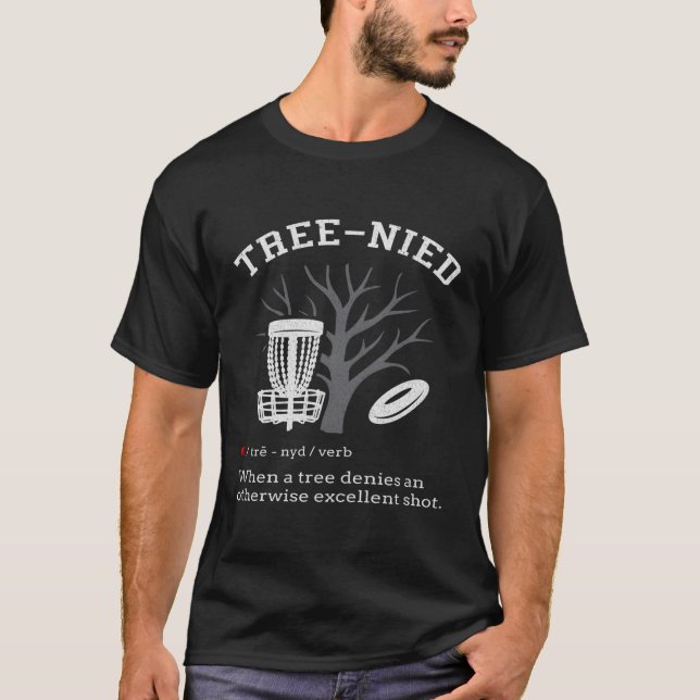Camiseta Árvore Estúpida De Golfe De Disco Iii (Frente)