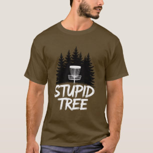 Camiseta Árvore Estúpida Disc Golf Frisbee Golf Golfer Dive