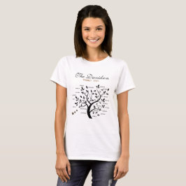 Camiseta Árvore Familiar Personalizada (20 nomes)
