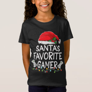 Camiseta Árvore favorita de Natal para jogadores