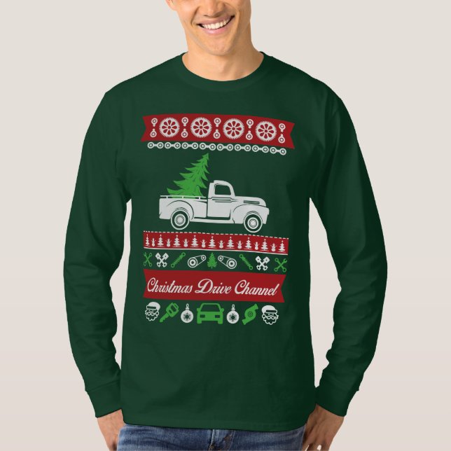 Camiseta Árvore Feliz de Natal (Frente)