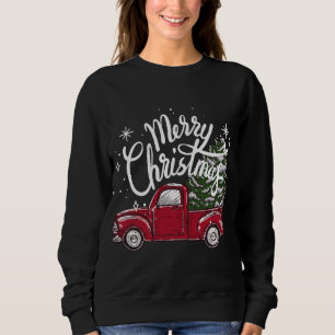 Camiseta Árvore Feliz de Natal em Cos de Carro Vermelho