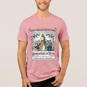 Camiseta Árvore Genealógica de Jesus Fé Desenho