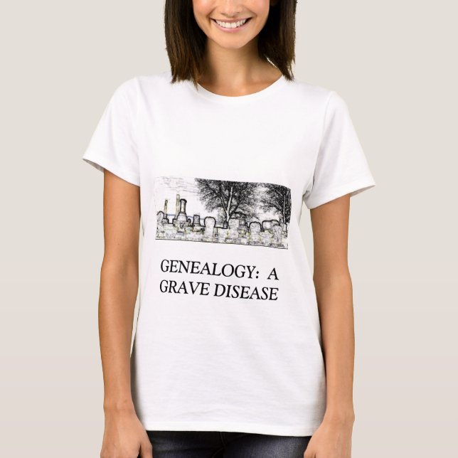 CAMISETA ÁRVORE GENEALÓGICA:  UMA DOENÇA GRAVE (Frente)