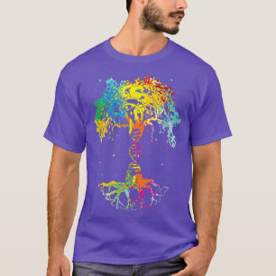 Camiseta Árvore Genética De DNA De Árvore Da Ciência Do Amb