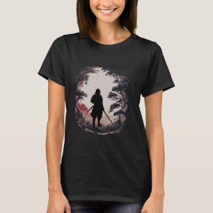 Camiseta Árvore Japonesa Aikido da Vida Samurai Art